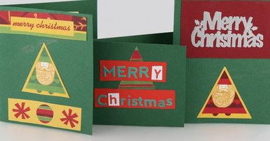 Self-absorption tests Christmas cards tradition